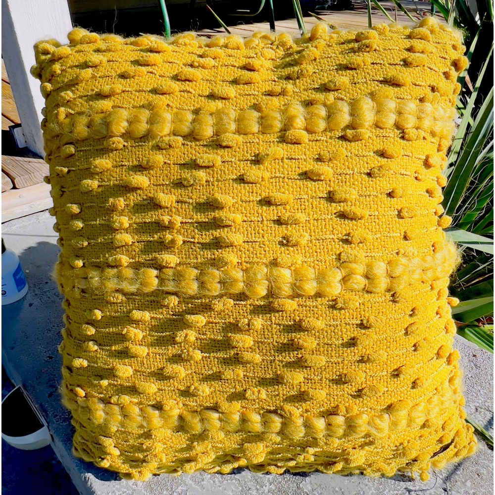 Magaschoni Home Olive Textured Pillow